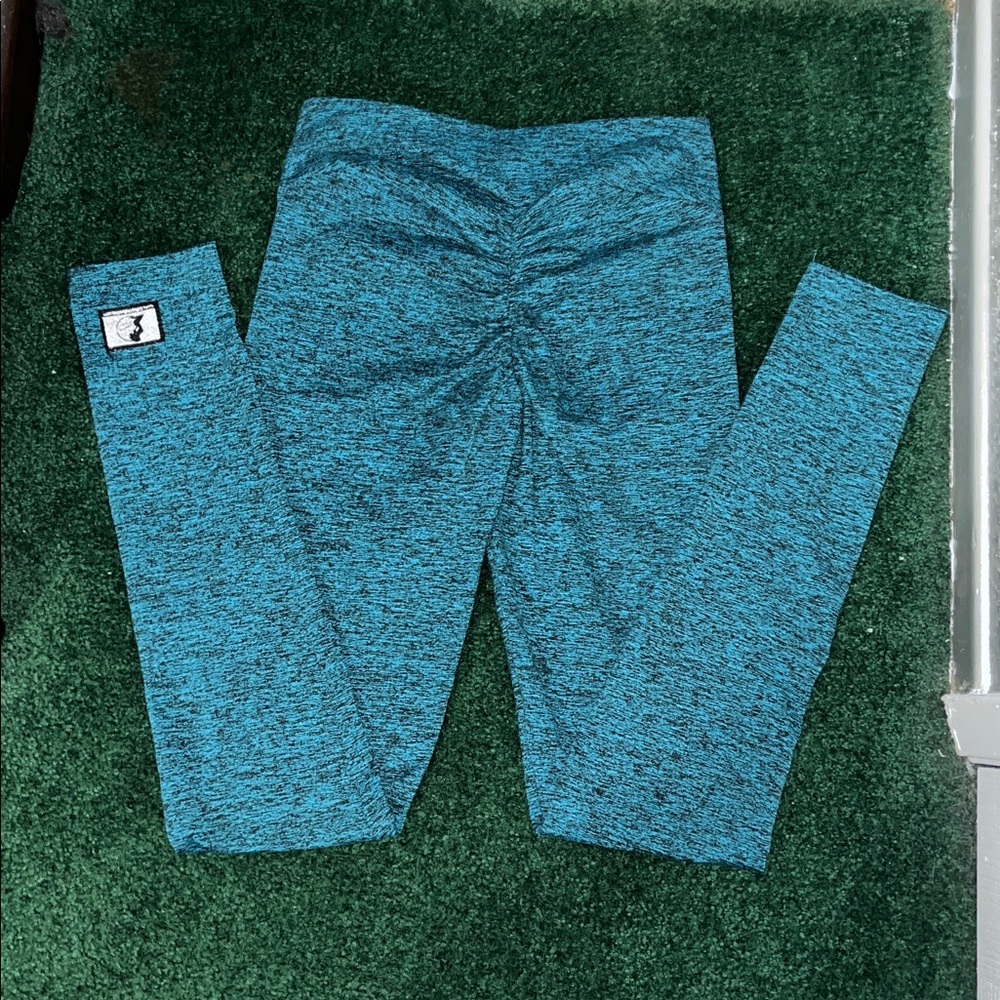Celestial Bodiez Teal Twilight Leggings New